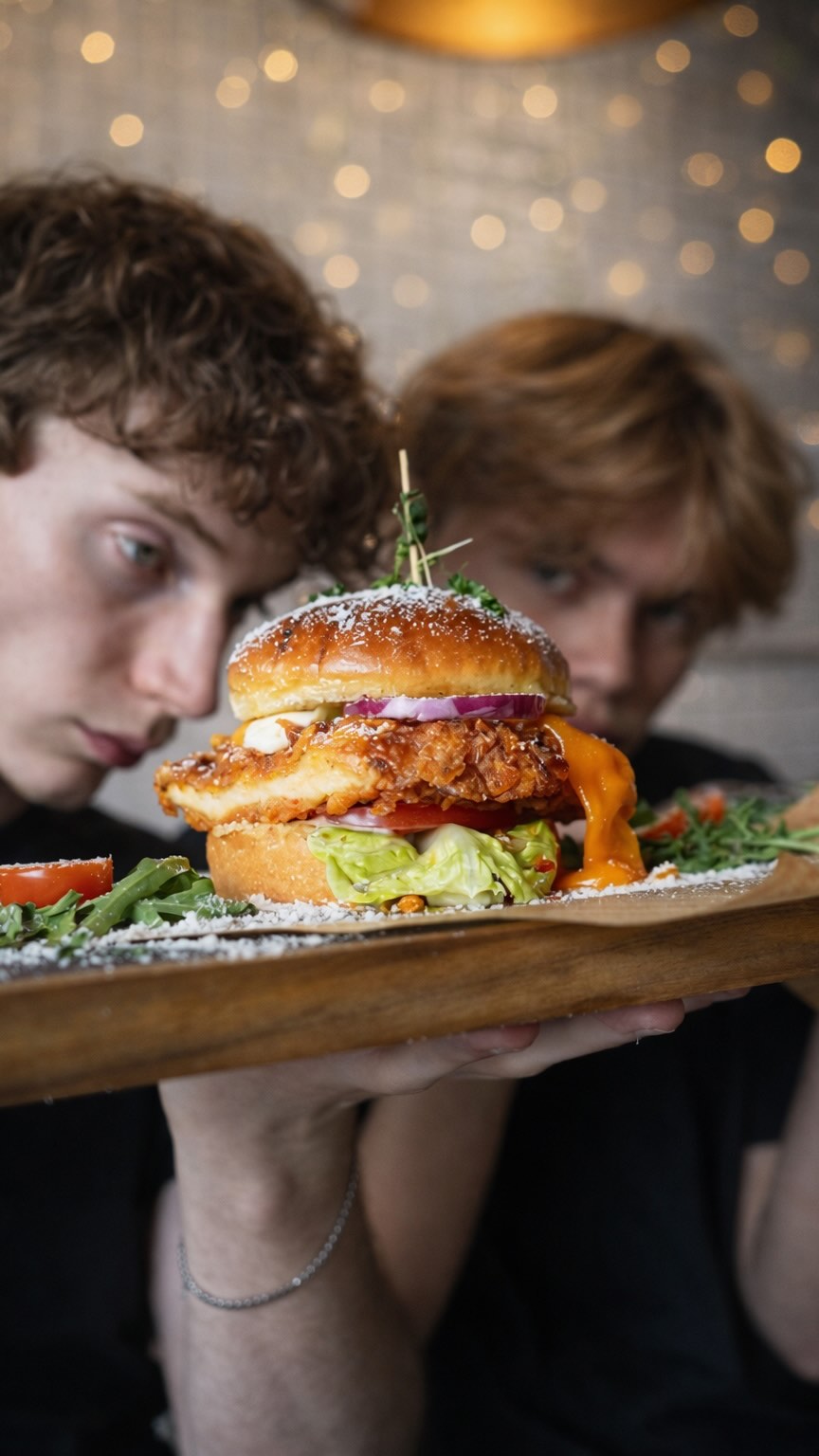 Crispy Chicken — handgemachter Burger bei Molly's Wien